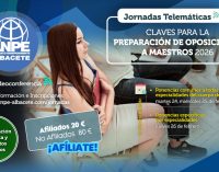 JORNADAS TELEMÁTICAS: “CLAVES PARA LA PREPARACIÓN DE OPOSICIONES A MAESTROS 2026”